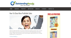 Desktop Screenshot of outstandingresults.com